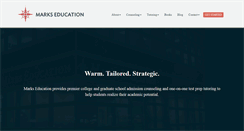 Desktop Screenshot of markseducation.com