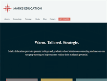 Tablet Screenshot of markseducation.com